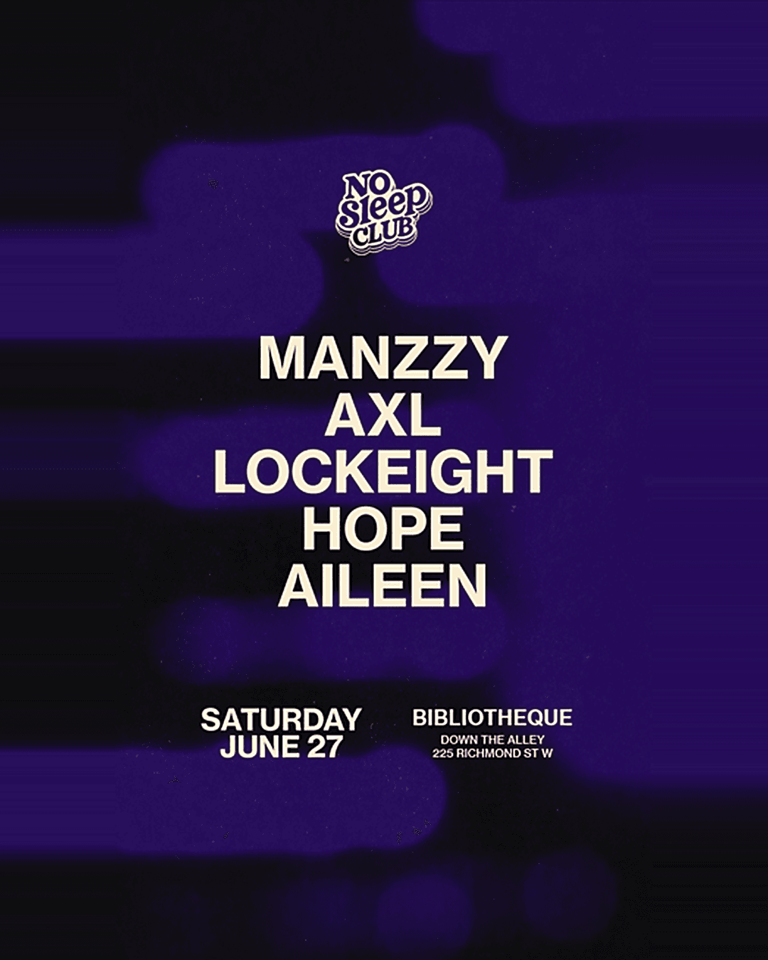 Electric Island After Party: No Sleep Club @ Bibliotheque